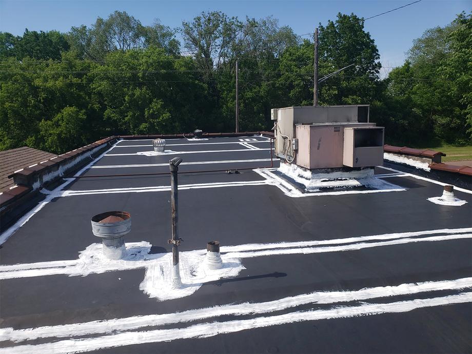 Roof Coating Project Gallery - Orion Defense Systems