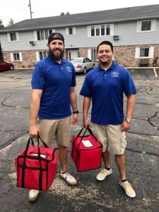 jake and cody at meals on wheels