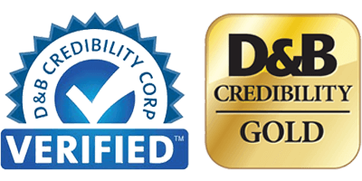 D&B Credibility Corp Verified™ & Gold Status